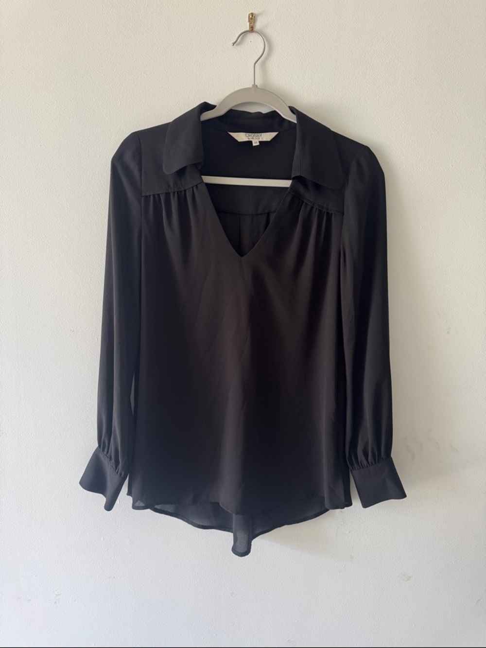 Crosby by Mollie Bunch Long-Sleeve Blouse